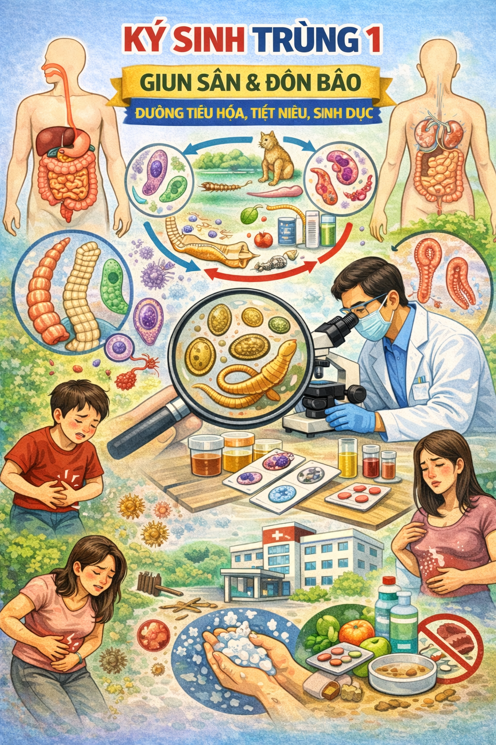 Ký sinh trùng 1: Đại cương và giun sán